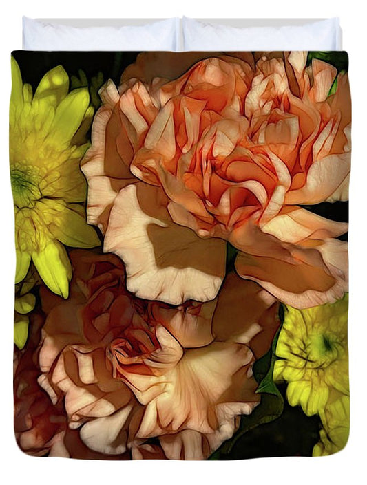 June Flowers 4 - Duvet Cover