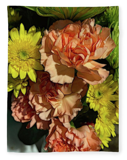 June Flowers 4 - Blanket