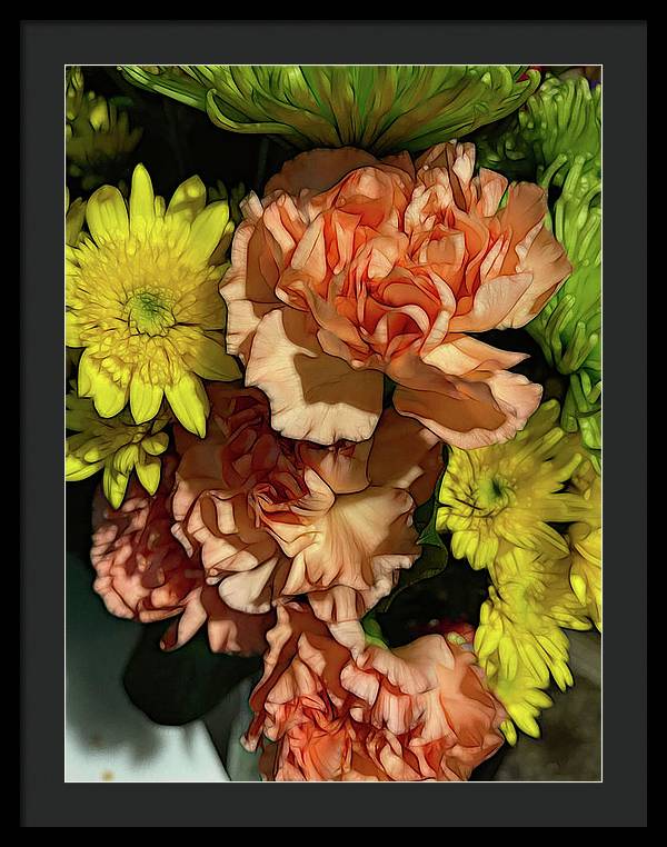 June Flowers 4 - Framed Print