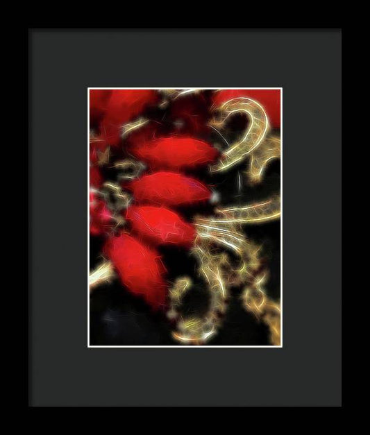 Just A Thing I Made A Record Player Balance With - Framed Print