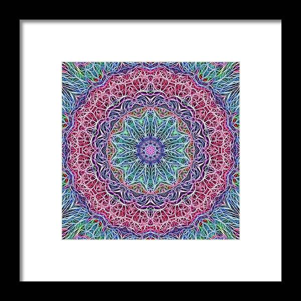 Kaleidoscope 115 - Framed Print