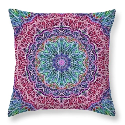 Kaleidoscope 115 - Throw Pillow