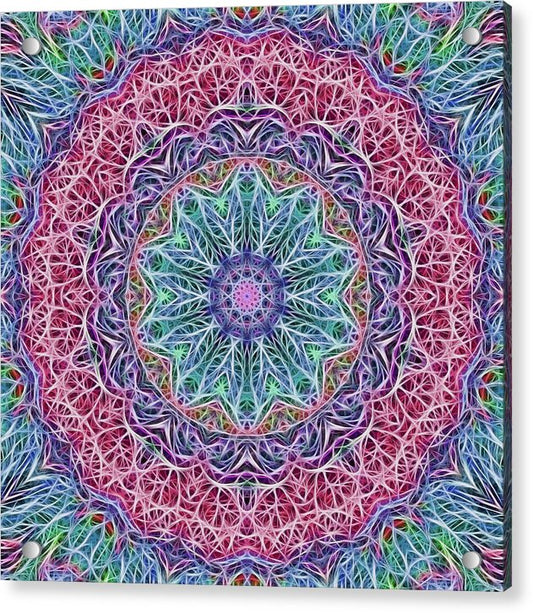 Kaleidoscope 115 - Acrylic Print