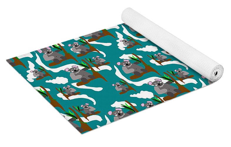 Koala Bears and Clouds - Yoga Mat