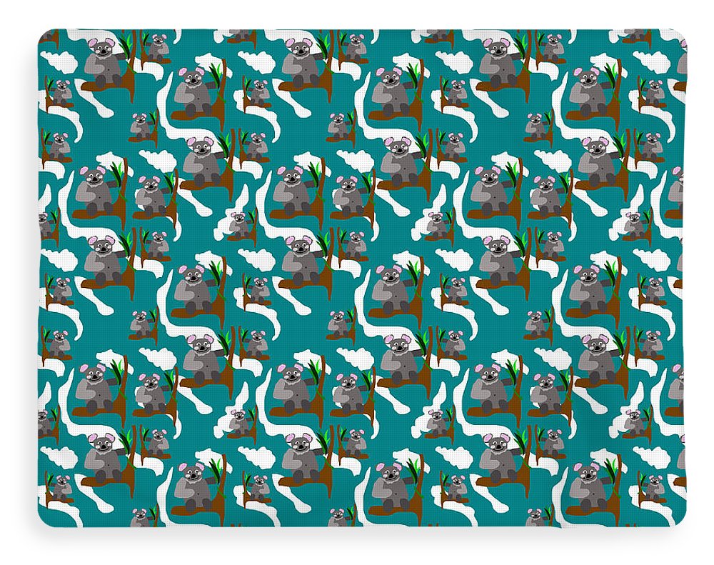 Koala Bears and Clouds - Blanket