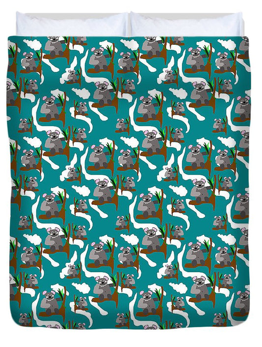 Koala Bears and Clouds - Duvet Cover