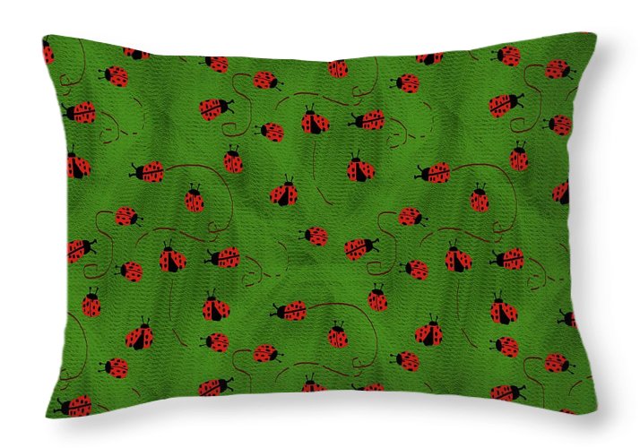 Ladybugs - Throw Pillow