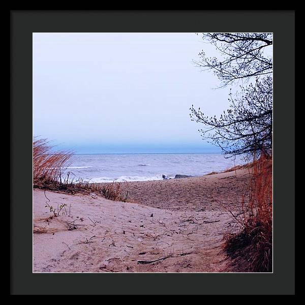 Lake Michigan Beach Dunes - Framed Print