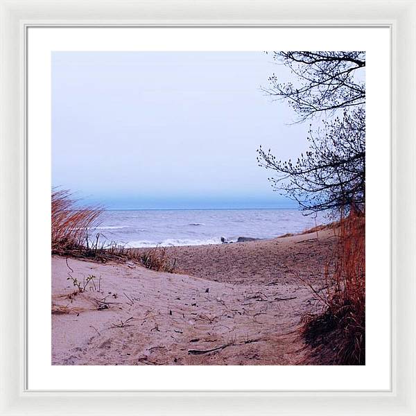 Lake Michigan Beach Dunes - Framed Print