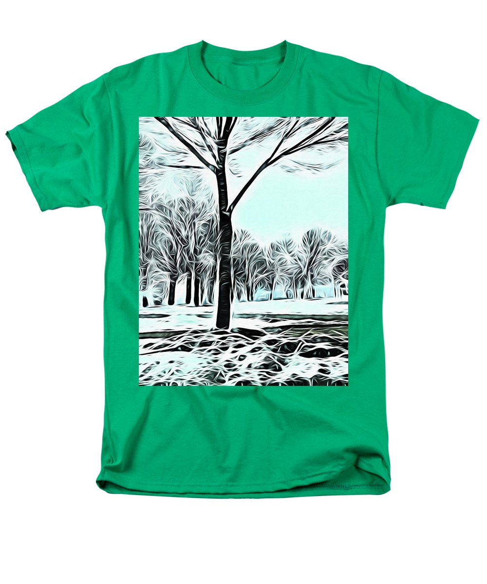 Lake Michigan In Winter - Men's T-Shirt (Regular Fit)