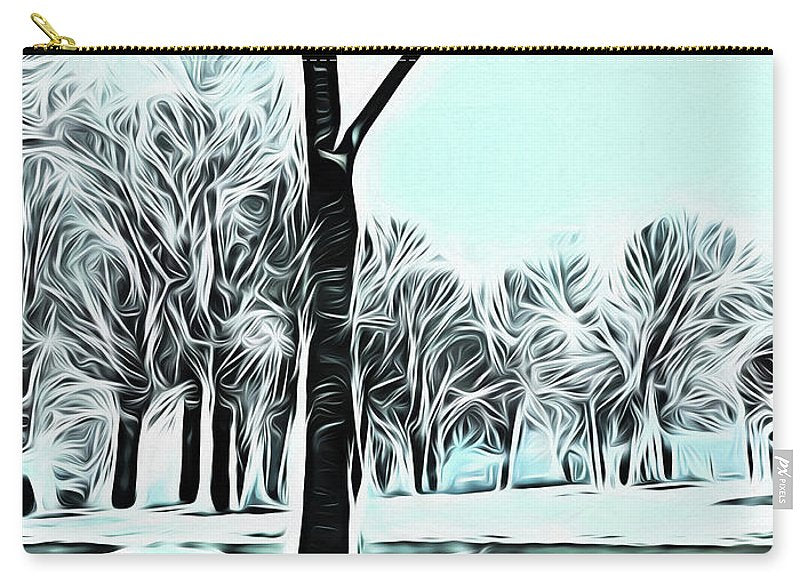 Lake Michigan In Winter - Carry-All Pouch