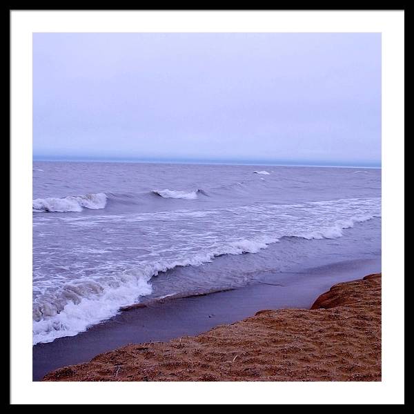 Lake Michigan Waves - Framed Print