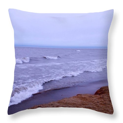Lake Michigan Waves - Throw Pillow