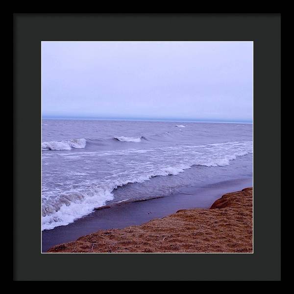 Lake Michigan Waves - Framed Print