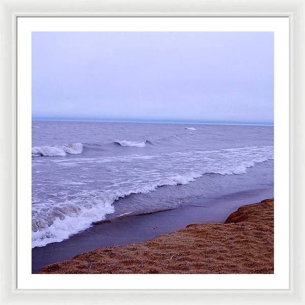 Lake Michigan Waves - Framed Print