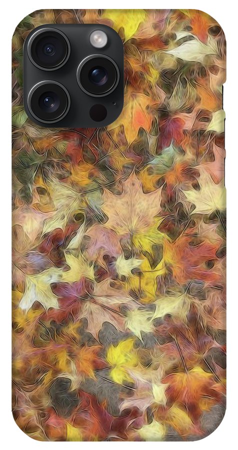 Late Fall Leaves Light - Phone Case