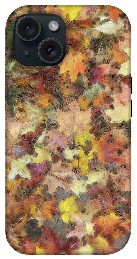 Late Fall Leaves Light - Phone Case