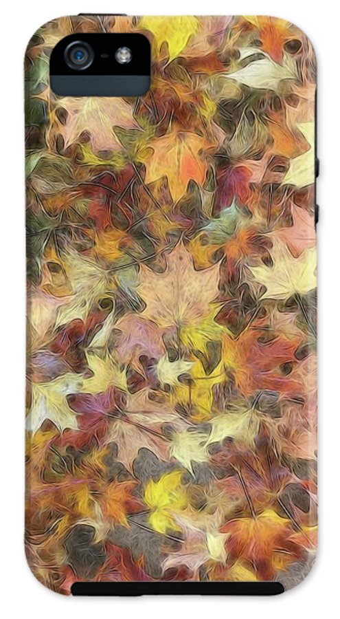 Late Fall Leaves Light - Phone Case