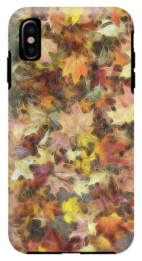 Late Fall Leaves Light - Phone Case