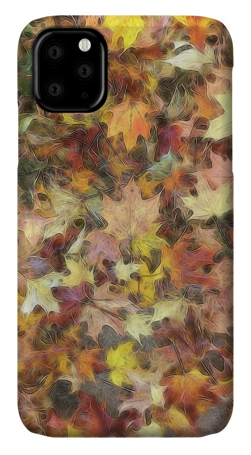Late Fall Leaves Light - Phone Case