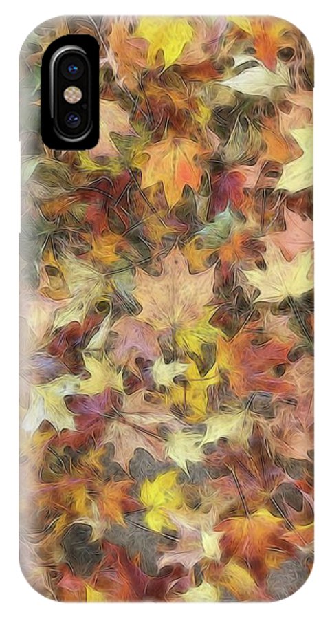 Late Fall Leaves Light - Phone Case