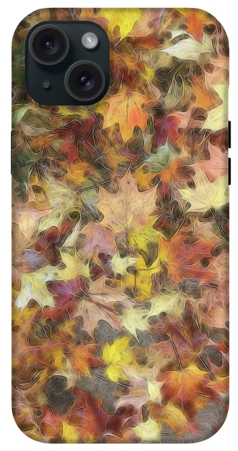 Late Fall Leaves Light - Phone Case
