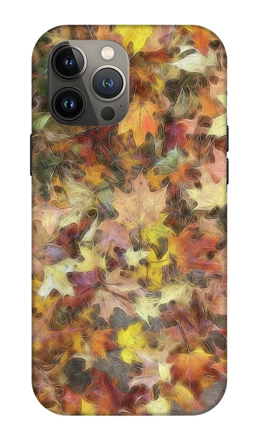 Late Fall Leaves Light - Phone Case