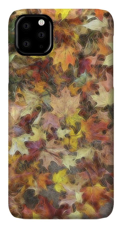 Late Fall Leaves Light - Phone Case