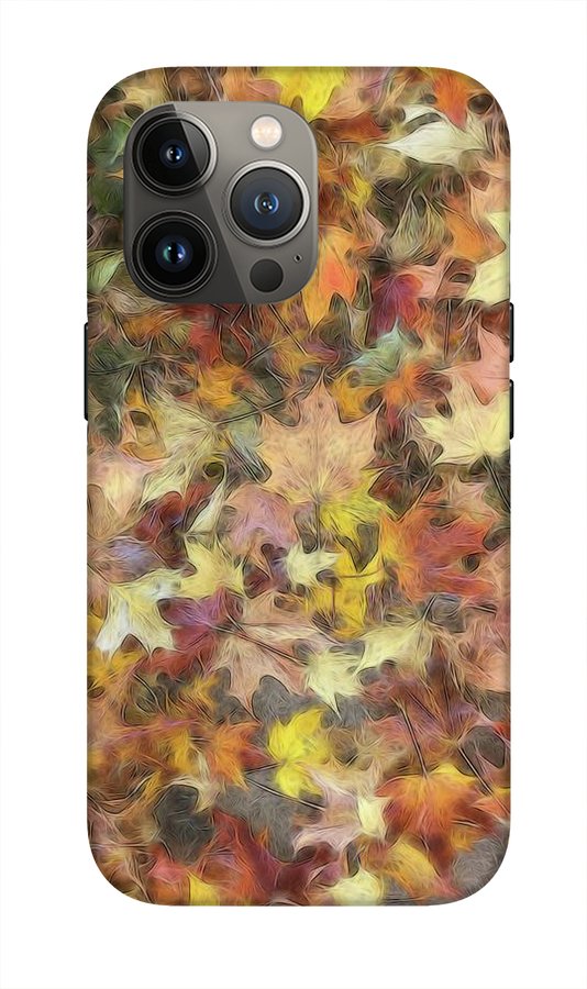 Late Fall Leaves Light - Phone Case