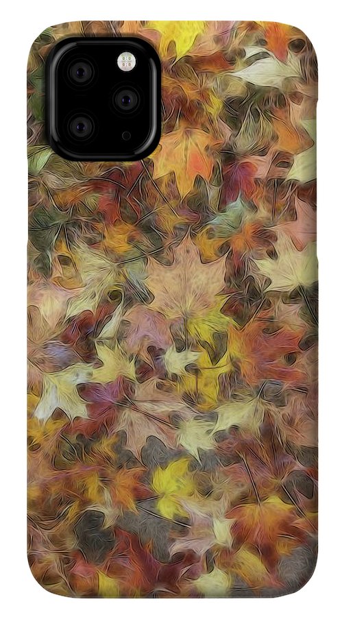 Late Fall Leaves Light - Phone Case