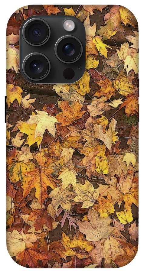 Late October Leaves 3 - Phone Case