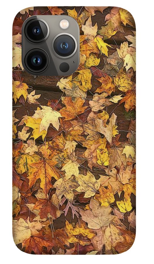 Late October Leaves 3 - Phone Case
