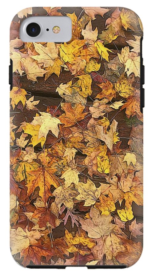 Late October Leaves 3 - Phone Case