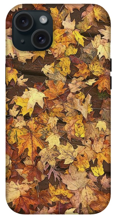 Late October Leaves 3 - Phone Case