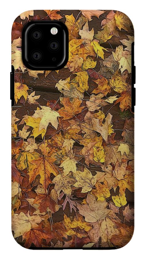 Late October Leaves 3 - Phone Case