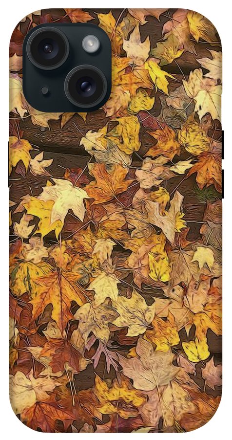 Late October Leaves 3 - Phone Case