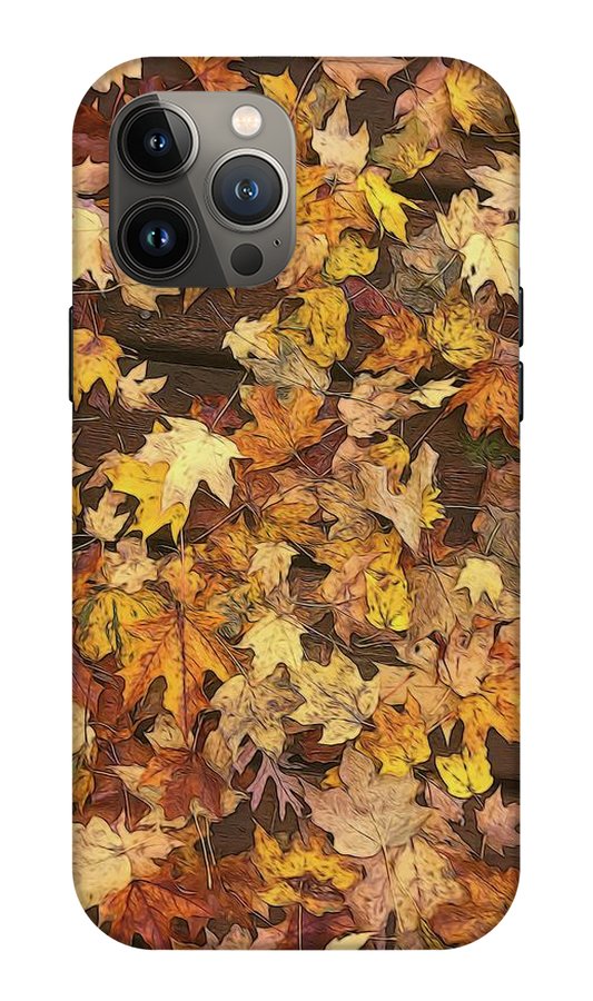 Late October Leaves 3 - Phone Case