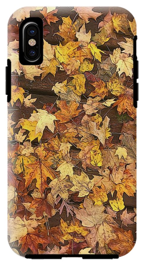 Late October Leaves 3 - Phone Case