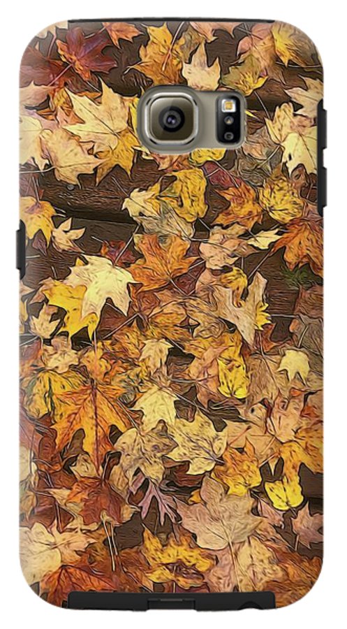 Late October Leaves 3 - Phone Case