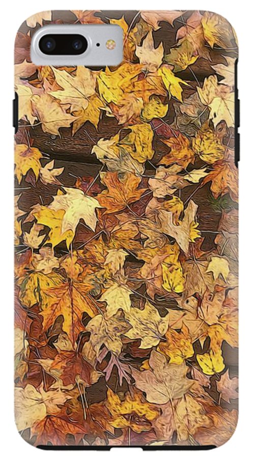 Late October Leaves 3 - Phone Case