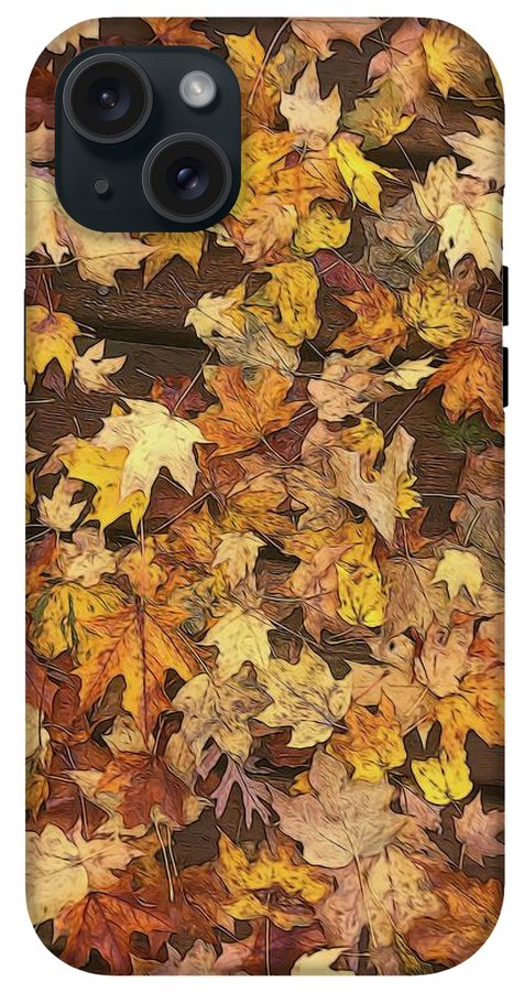 Late October Leaves 3 - Phone Case