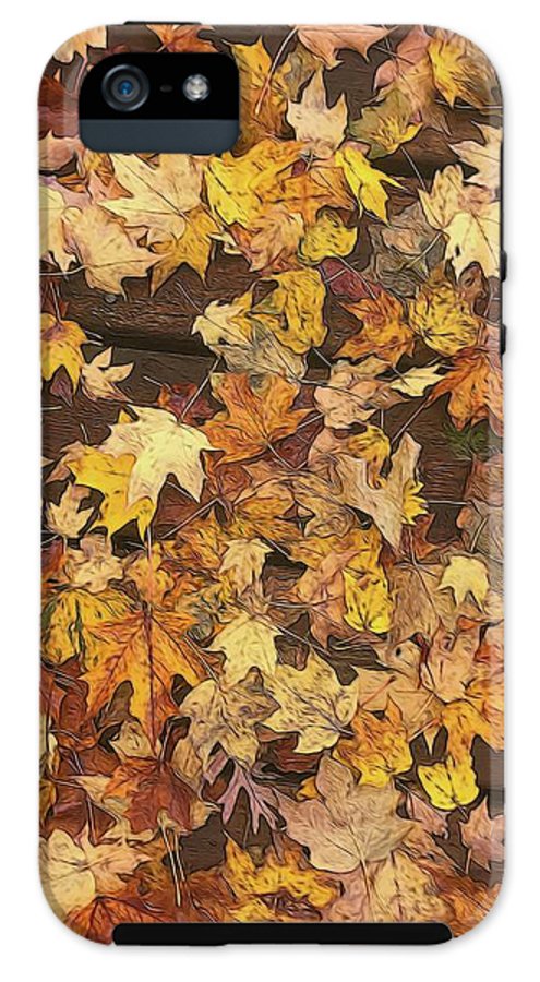 Late October Leaves 3 - Phone Case