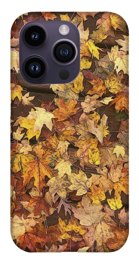 Late October Leaves 3 - Phone Case