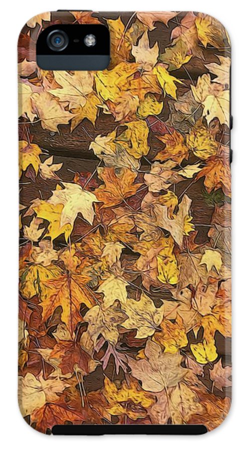 Late October Leaves 3 - Phone Case