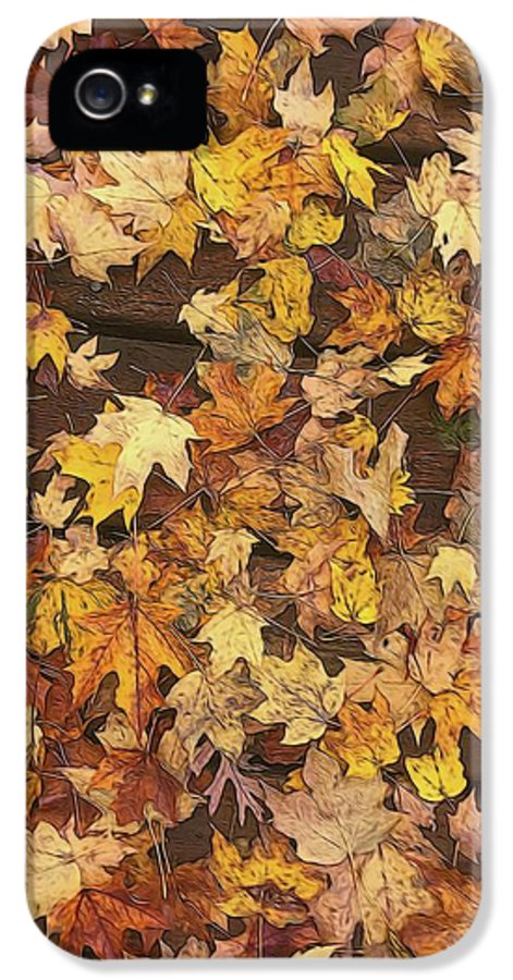 Late October Leaves 3 - Phone Case
