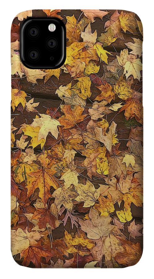 Late October Leaves 3 - Phone Case