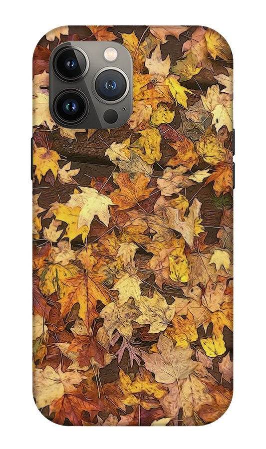 Late October Leaves 3 - Phone Case