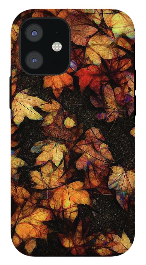 Late October Leaves 4 - Phone Case