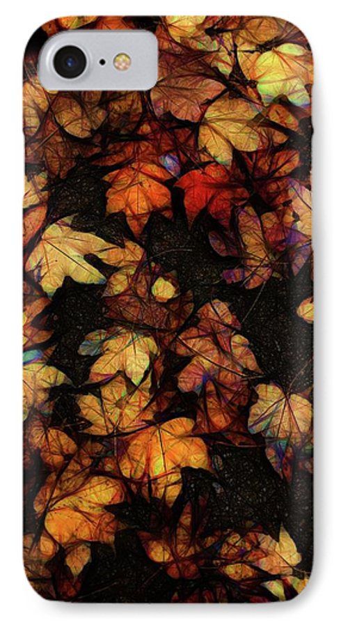 Late October Leaves 4 - Phone Case