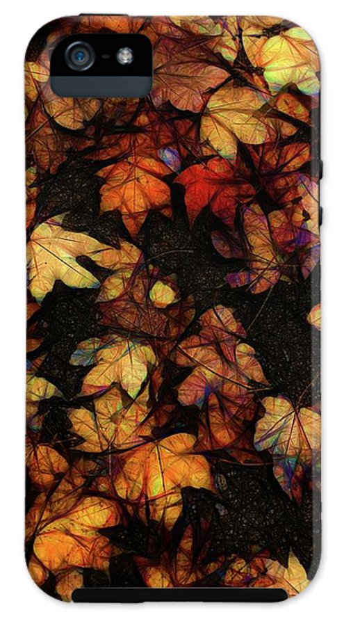 Late October Leaves 4 - Phone Case